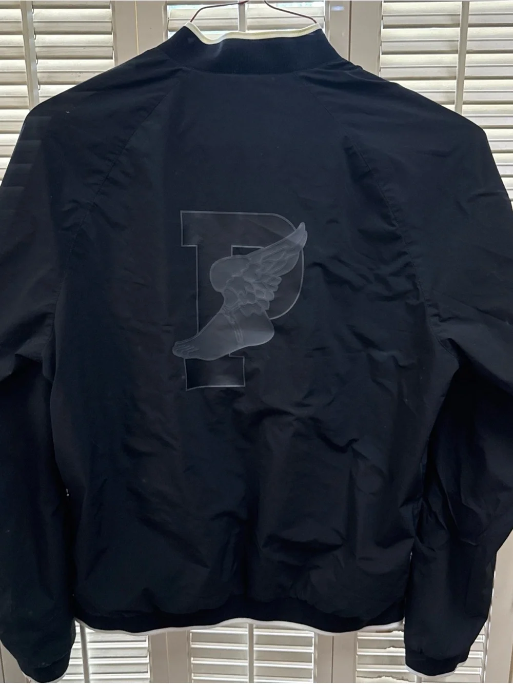 Men's Black Performance Windbreaker P Wing Med